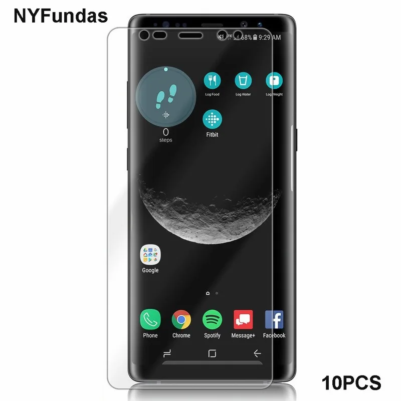 NYFundas 10 шт. Примечание 8 Экран пленка на весь экран протектор для samsung Galaxy Note S8 плюс
