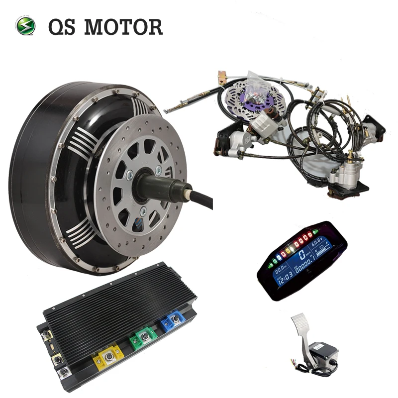QSMOTOR 4wd 8000W 273 50H V3 бесщеточный Электрический автомобильный концентратор комплекты для преобразования двигателей для тяжелых автомобилей