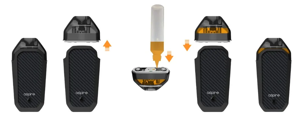 Электронная сигарета Aspire AVP комплект Vape Pod 2 мл распылитель 1,2 Ом катушка встроенный аккумулятор 700 мАч vaporizador Vaper VS minifit комплект