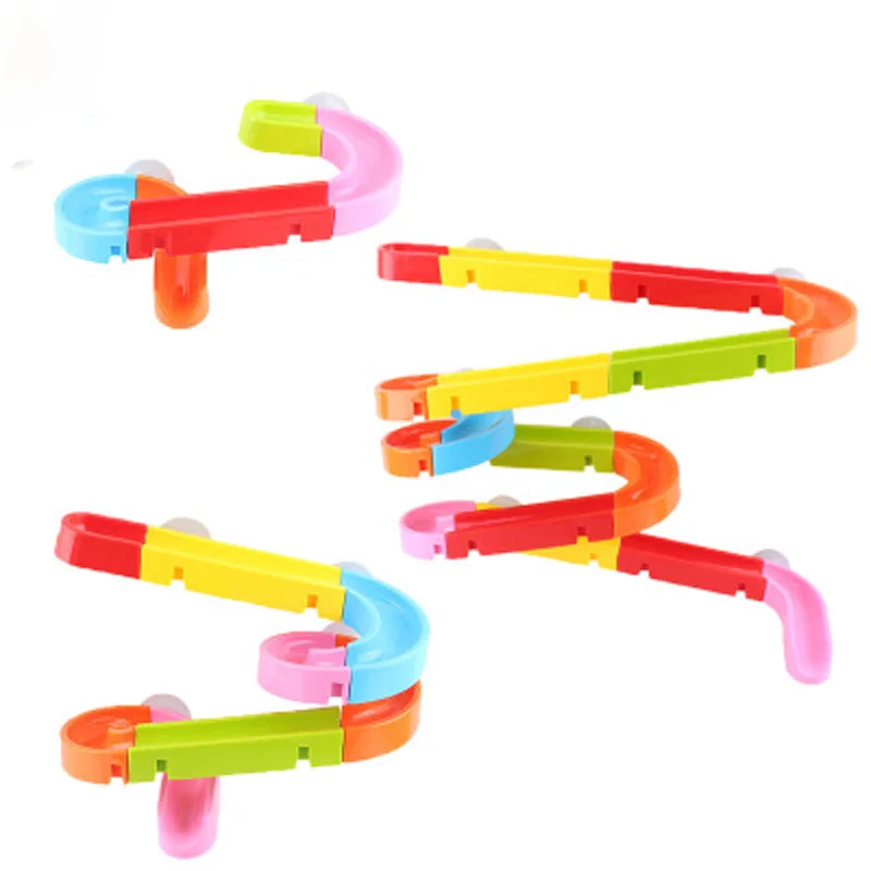 Детская игра в водном треке собрать слайд к треку Ванна конструктор Дрифтинг