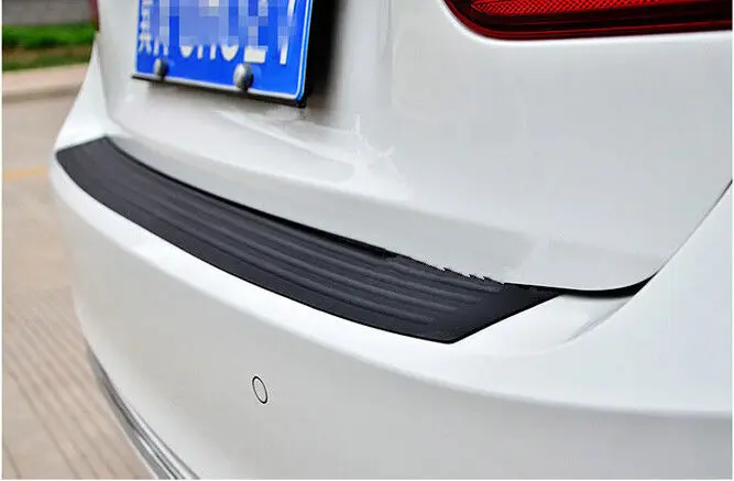 Обшивка бампера багажника автомобиля задняя защитная накладка полоса для