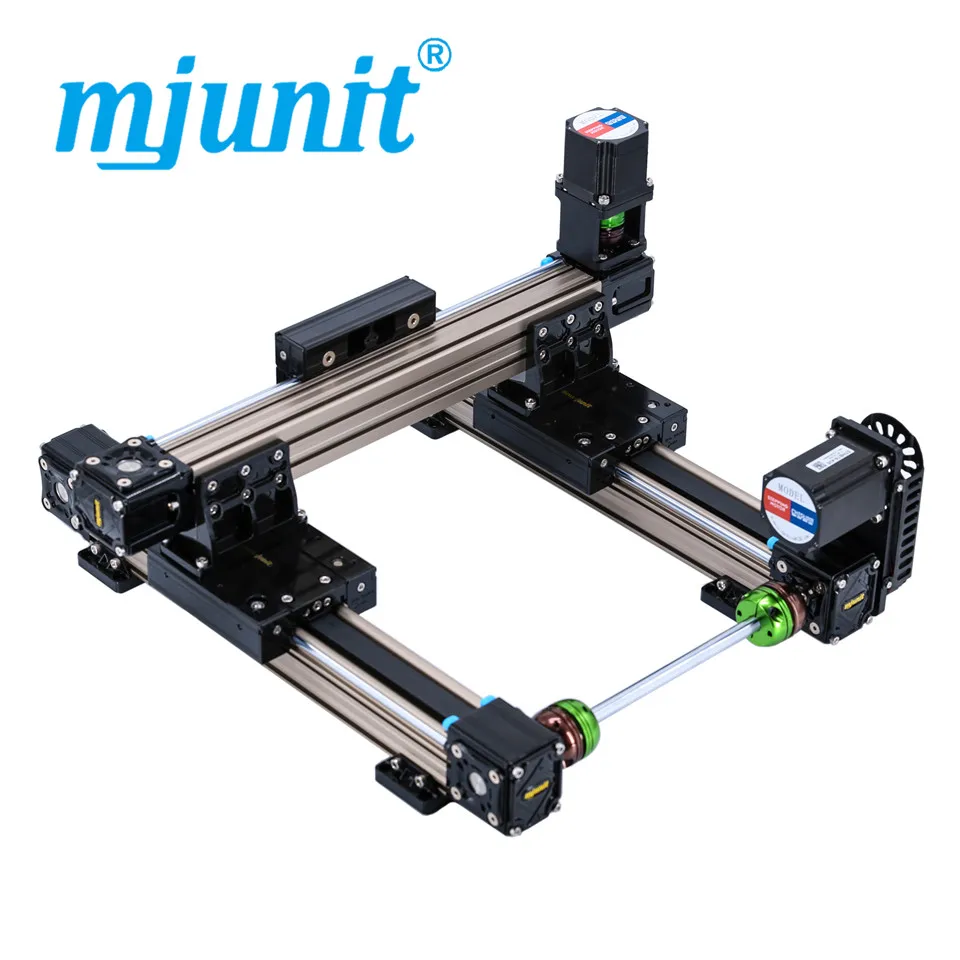 

mjunit XY axis gantry linear guide with high-speed and mute synchronous belt module non-standard automatic manipulator for glue