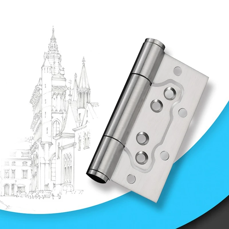 Автоматические дверные петли из нержавеющей стали сверхпрочные 4 дюймовые