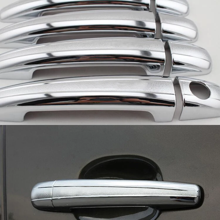 

TTCR-II New Chrome Car Door Handle Cover For Peugeot 3008 2013 2014 2015 Car Accessories sticker stickers cover styling