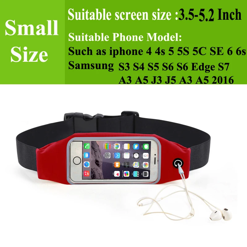 Универсальный Водонепроницаемый Спорт ТРЕНАЖЕРНЫЙ ЗАЛ Талии Мешок Телефон