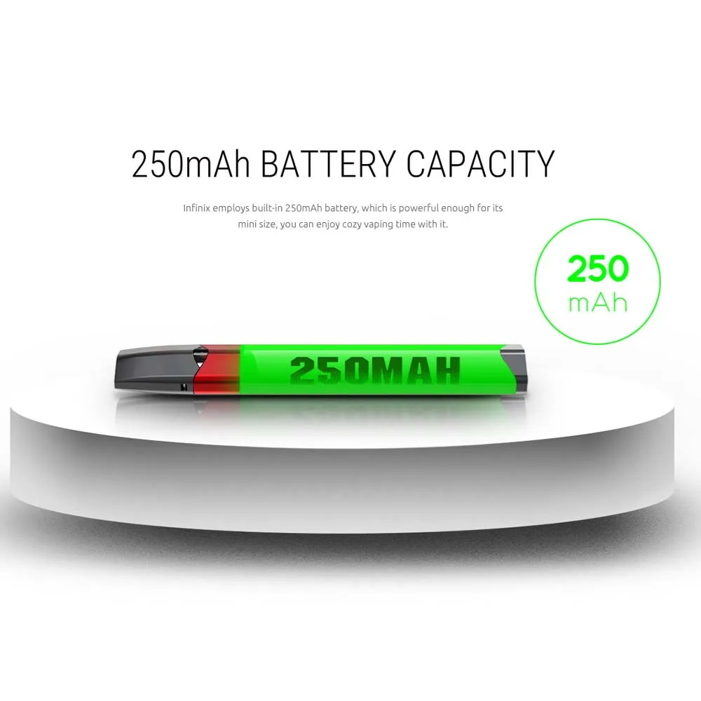 Оригинальный набор SMOK INFINIX vape pod встроенный аккумулятор 250 мАч емкость 2 мл вейп