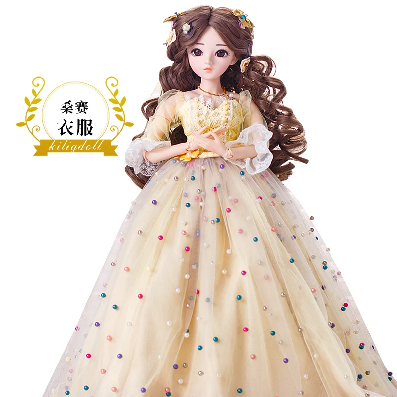 BJD 60 см кукла игрушки высокое качество китайская Кукла 18 шарнир Мода девушка