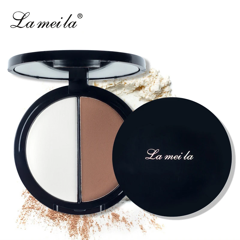 Lameila 2in1 Уход за кожей лица Макияж затенение Контур бронзатор нажатии