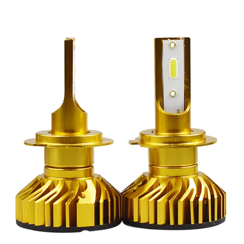 2 шт. LED H7 H11/H8/H9 мини лампа для автомобильных фар 12 В 9005/HB3 9006/HB4 24 10000Lm COB 6500K белый