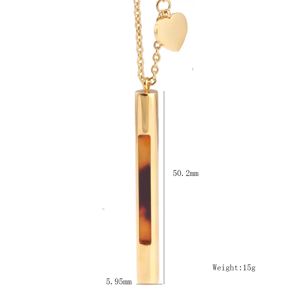 Горячая Мода золотого цвета из нержавеющей стали женское цилиндрическое