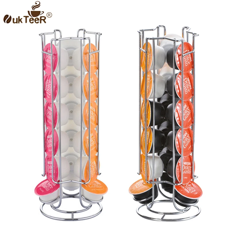 Высококачественный металлический держатель для кофейных капсул Tower