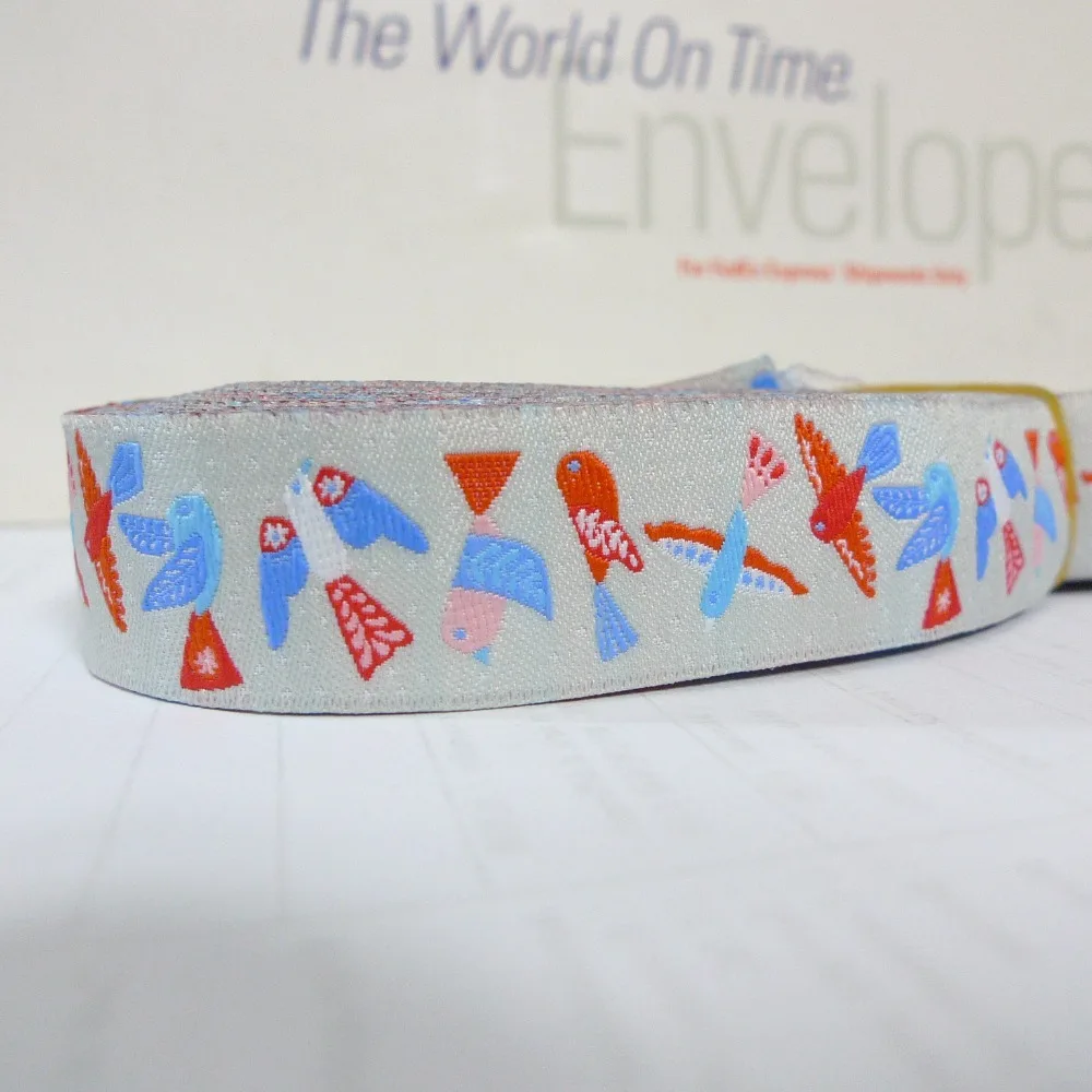 7/8 'དྷ мм широкий пружинный ошейник для собак с птицами|jacquard ribbon|woven jacquard ribbonribbon