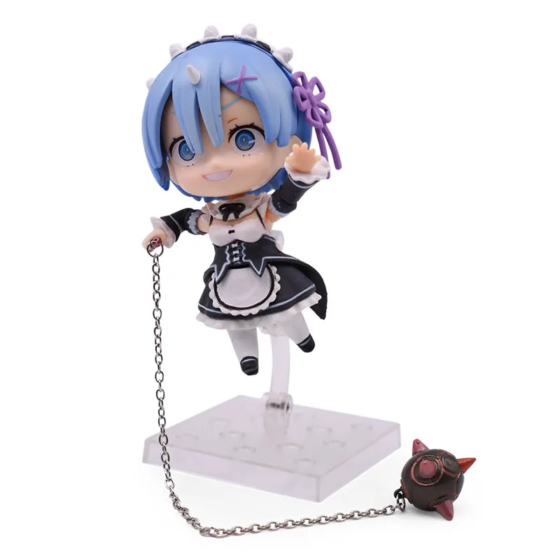 Re: жизнь в другом мире от Zero Rem Ram Nendoroid фигурка ПВХ игрушки Коллекция Модель Кукла для друзей подарки 9,5 см