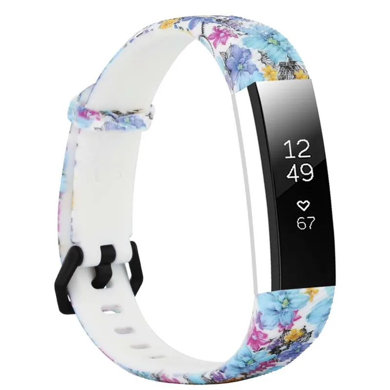 Odog 19 цветов новейший Ремешок Для Fitbit Alta/ Alta HR полосы мягкий ремешок в полоску