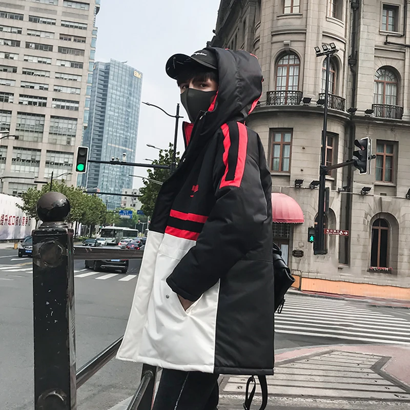 2018 парка мужские зимние куртки хлопок Chaquetas Hombre Parkas мужская повседневная верхняя