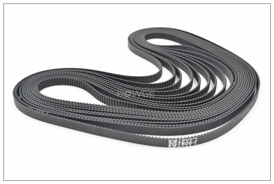 POWGE 600/606/610/616/630 2GT зубчатый ремень W = 3/6/9 мм зубы 300/302/305/308/315 GT2 замкнутому циклу