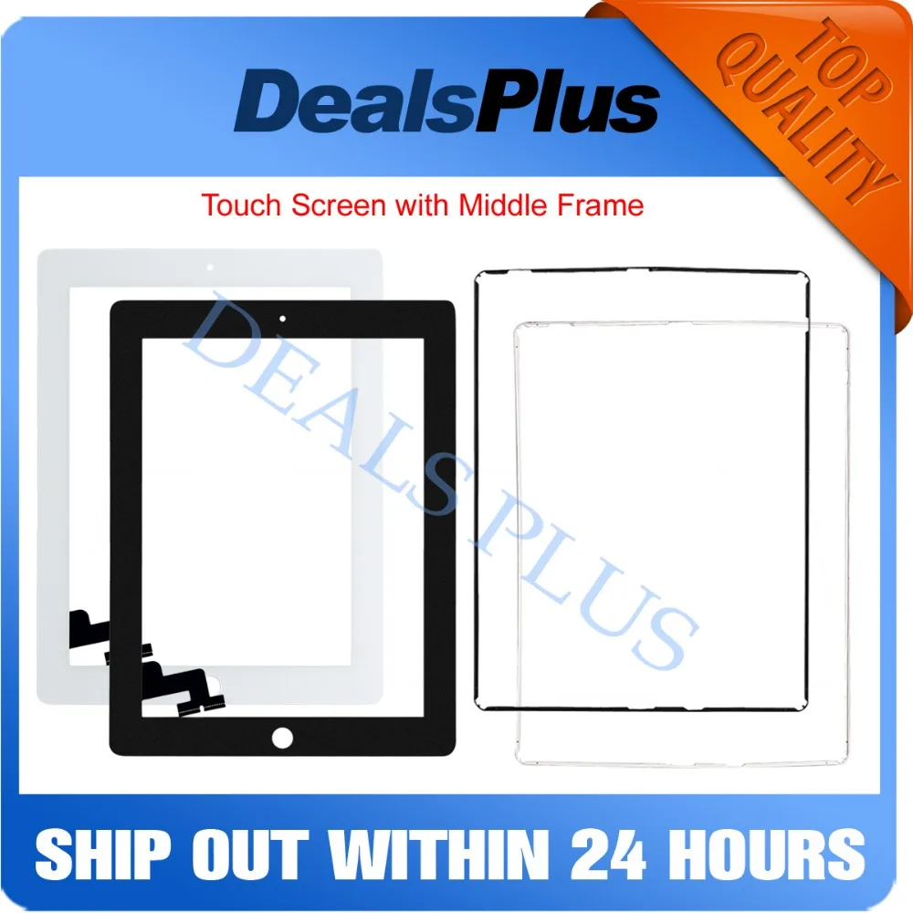 Новый Сменный сенсорный экран дигитайзер стекло без кнопки Home для iPad 2 A1395 A1396 A1397