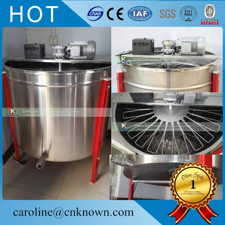 Электродвигатель из нержавеющей стали с 24 рамками для обработки меда|extractor|extractor