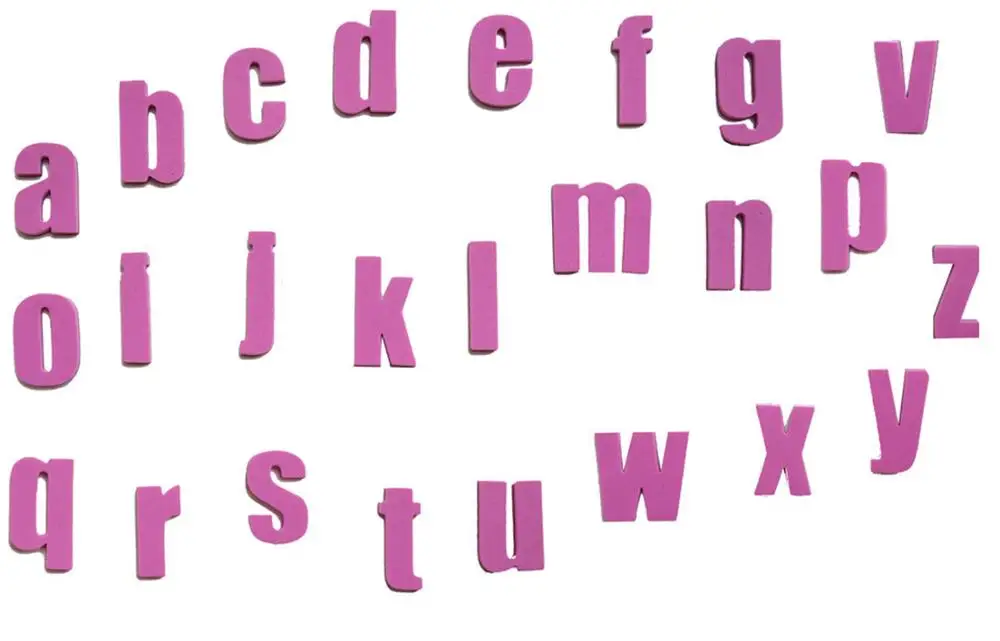 Lowercase 26 шт. ABC Магнитный буквенный алфавит и цифры для детей магнитный стикер для холодильника Rerigerator магниты для досок - Цвет: Lowercase