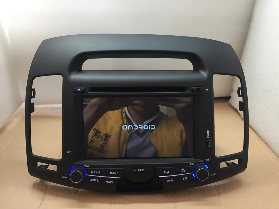 BYNCG 7 дюймов Android 8,0 Восьмиядерный 2 Гб ram автомобильный DVD для hyundai Elantra 2006-2011 1024*600 емкостный экран, 32 Гб gps BT wifi