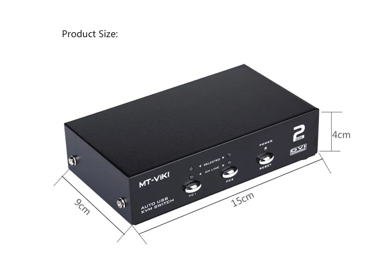 MT-Lamoda 2 Порты и разъёмы kvm-переключатель DVI с аудио Авто клавиш коммутатор USB Мышь и клавиатура хоста ПК селектор kvma DVI-я DVI-D 2102dl
