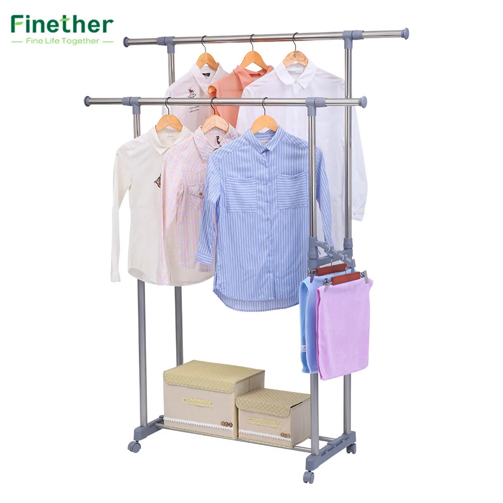 Регулируемая вращающаяся вешалка для одежды Finether органайзер хранения подвесной