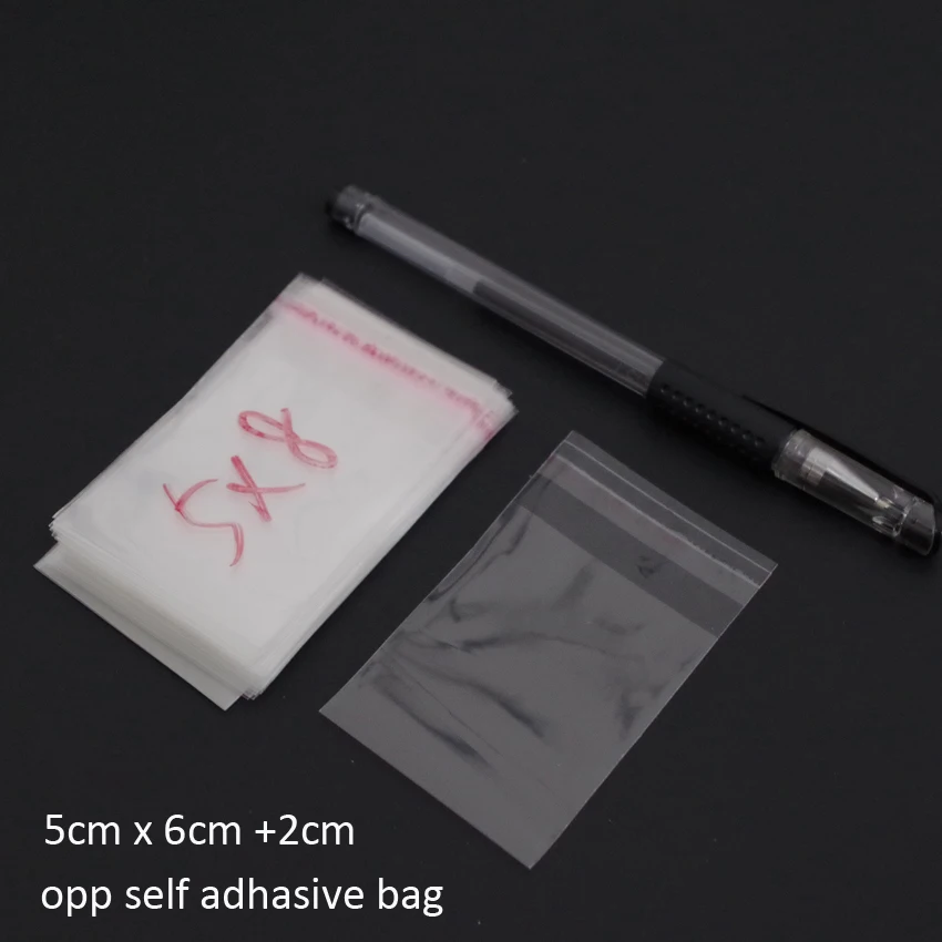 1000 шт. пакеты для упаковки подарков 4x 6/5x 7/5x 8/6x 8/6x1 2/7x1 2/8x10 см|adhesive transparent|adhesive bagadhesive