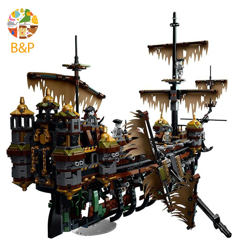 Bela 71042 10680 Pirates of The Caribbean Captain Jack Silent Mary Building Block Toys Compatible with Legoing | Игрушки и хобби