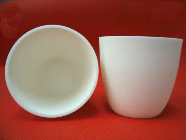 Dia73x67mm 150 мл (дугообразный) 99% корундовый тигель/Al2O3 керамический тигель/Спеченные