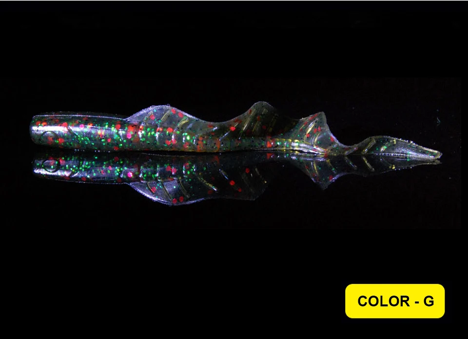 WALK FISH, 12 шт./лот, приманка для рыбалки, 2,2 г, 60 мм, мягкие приманки, одиночная приманка Tail grub, рыболовные снасти