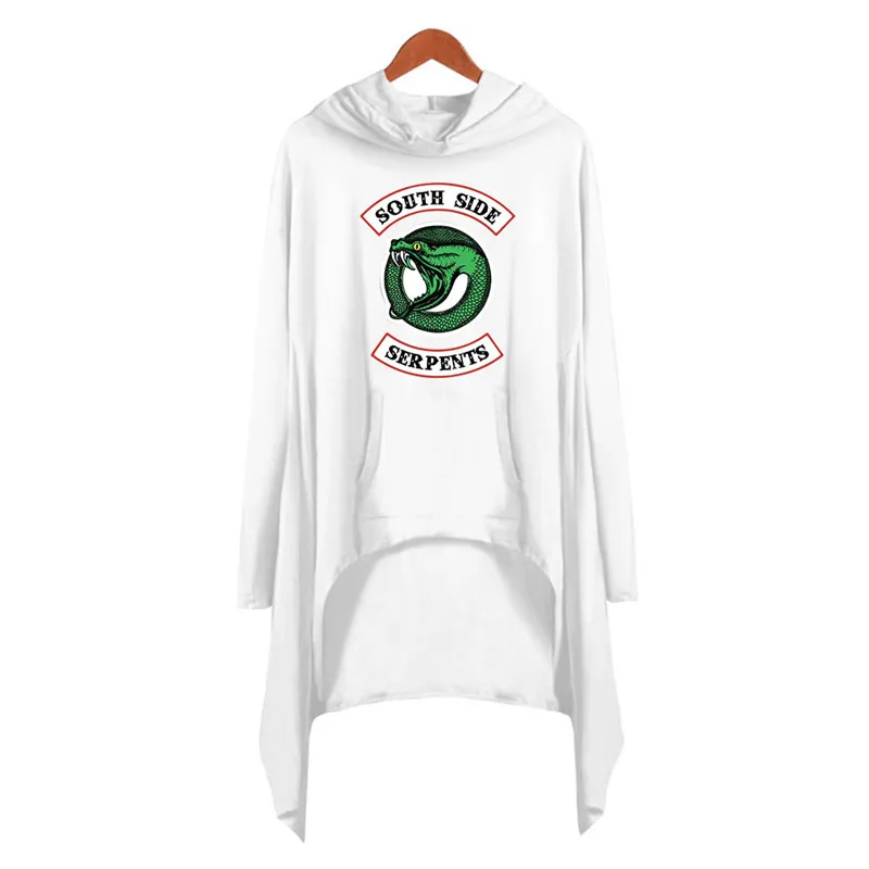 style 3 "South Side serpents" ривердейл толстовки с капюшоном ривердейл Тупоголовым платье с лифом-футболкой ривердейл одежда девушка костюм Косплэй костюм - Цвет: style 3