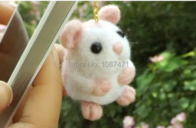 Игольчатая шерсть для валяния мериновая фетр забавные материалы ручной работы