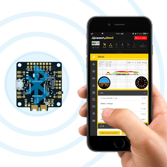 Новое поступление Полетный контроллер SpeedyBee F4 AIO интегрированный модуль