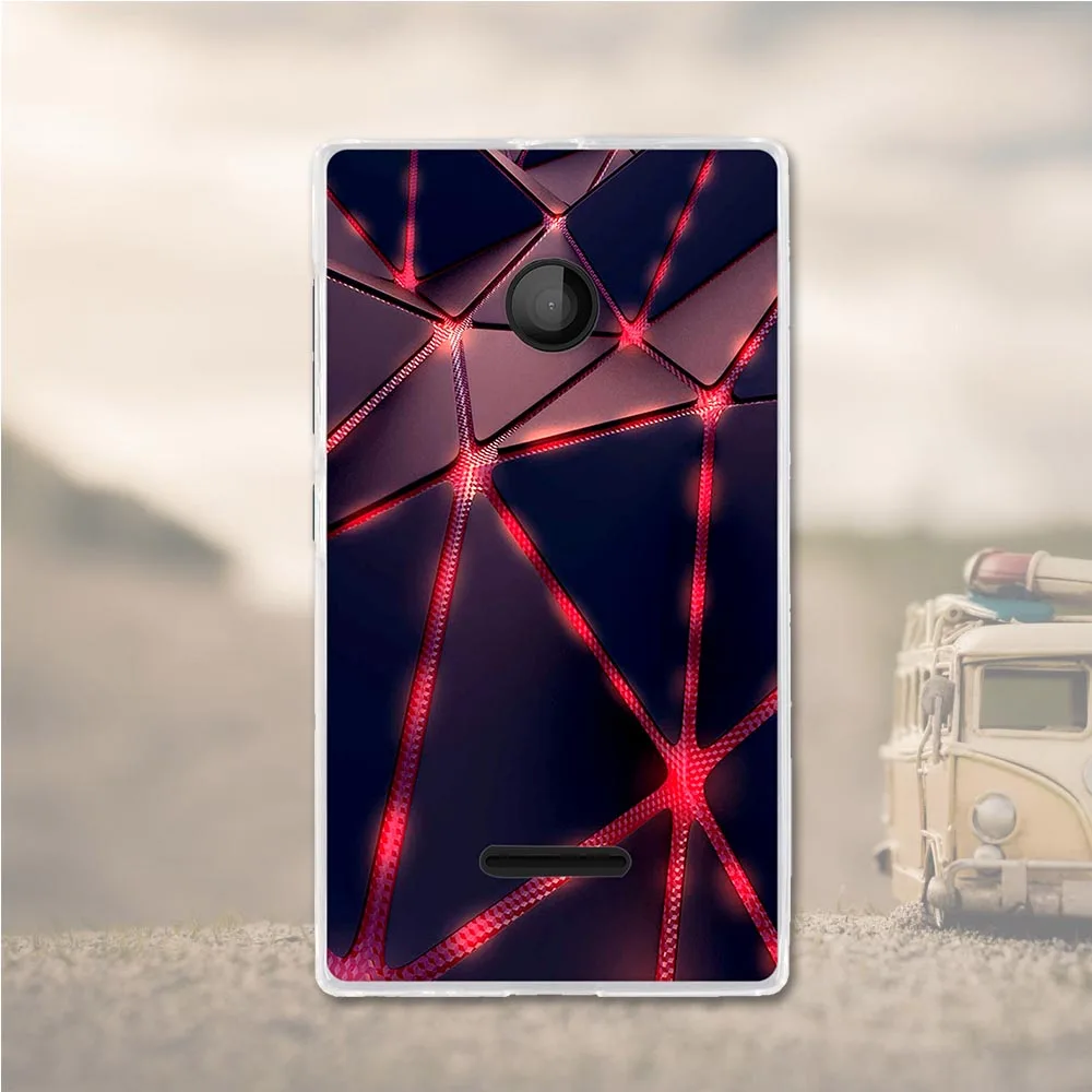Для Funda Nokia Microsoft Lumia 435 чехол 3D рельефный рисунок мягкий силиконовый для |