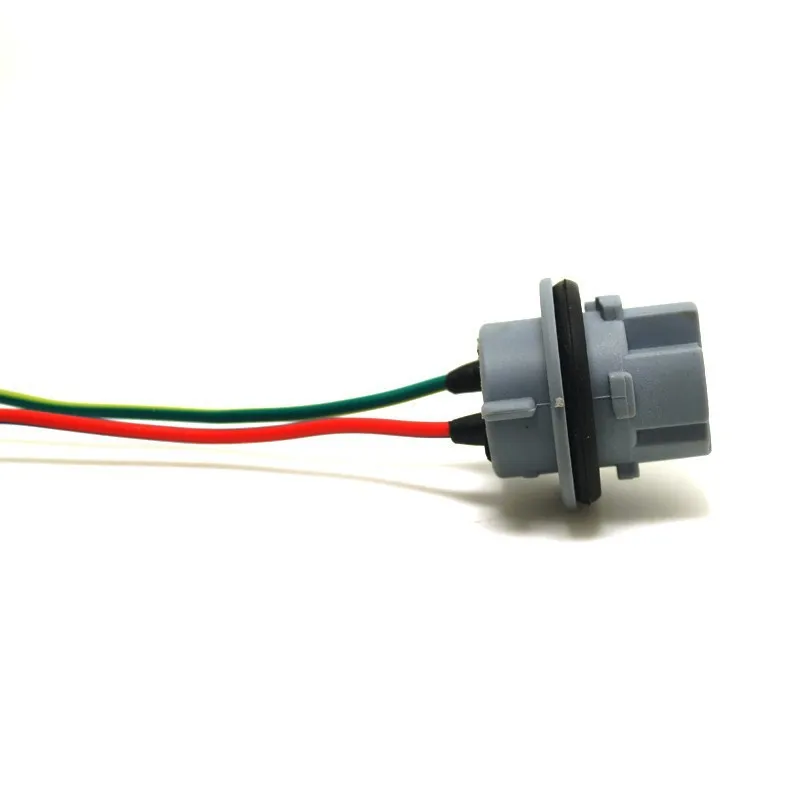 10pcs/lot 7440 female connector with line Car T20 LED bulb socket adapters Auto lamp holder plugs | Автомобили и мотоциклы