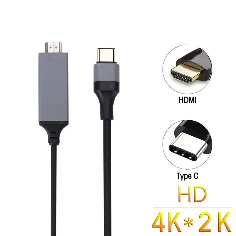 Кабель USB Type C-HDMI совместимый с 4K @ 30HZ для Galaxy Note 8 2017 Macbook Pro 2016 MacBook ChromeBook Pixel |