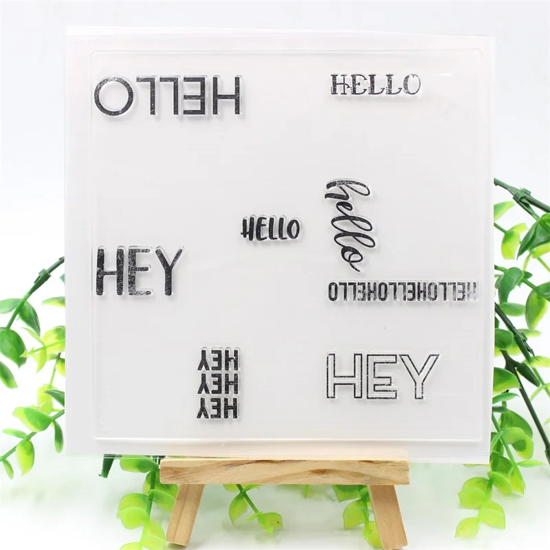 Поверните около прозрачный чистый силикон штампы для DIY