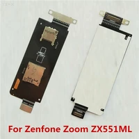 10pcslot for asus zenfone zoom zx551ml zx550ml sim card reader holder tray connector slot flex cable replacement parts