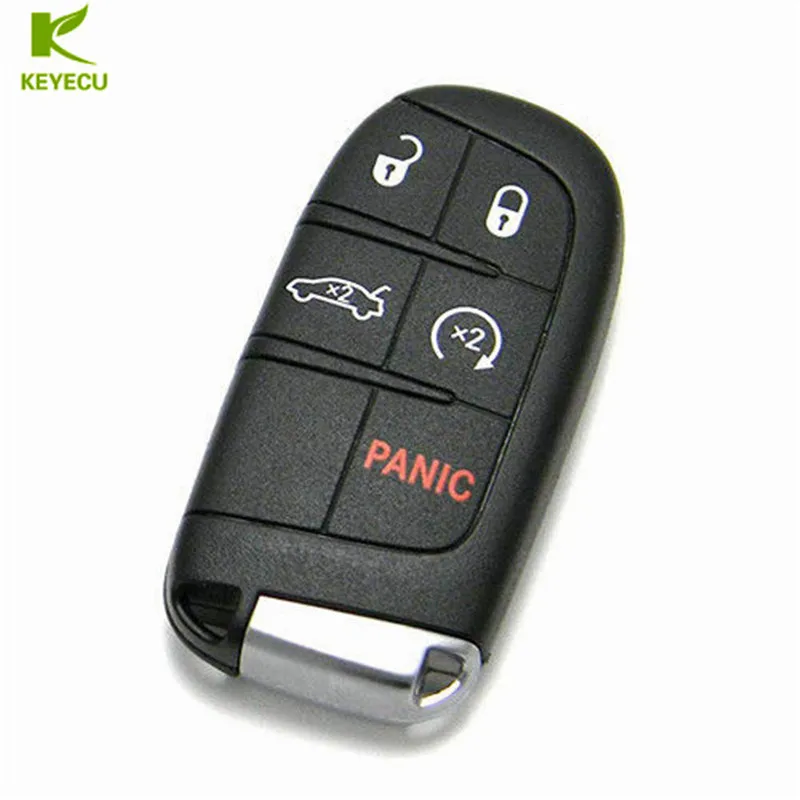 KEYECU OEM БЕСКЛЮЧЕВОЙ пульт дистанционного управления 5-кнопочный смарт-ключ