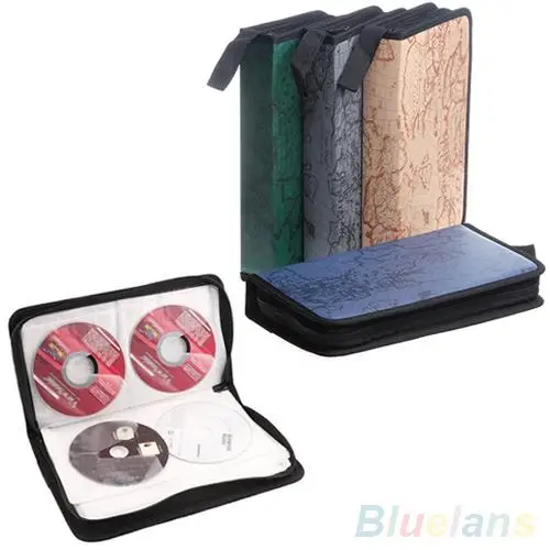 80 дисков карта шаблон CD VCD DVD подарочная упаковка для ювелирных изделий кошелек