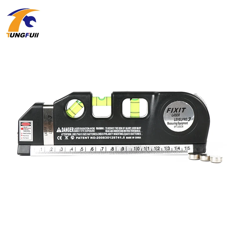 Лазерный уровень Провода инфракрасный Крест лазерной линии rulerl Клейкие ленты