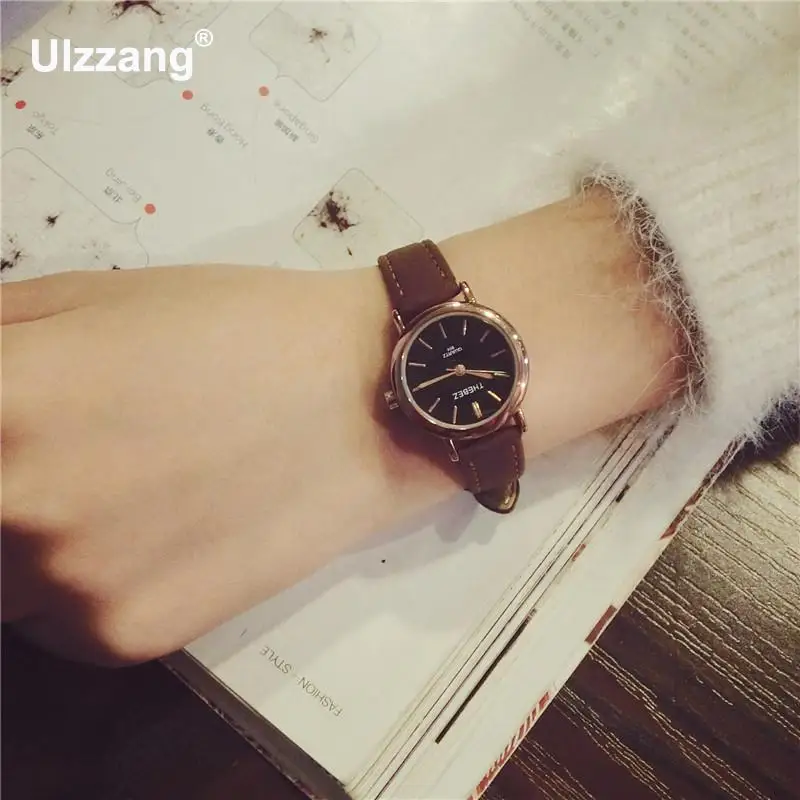 2018 новые модные женские тонкие наручные часы Женские Простые Casul Quartzwatch