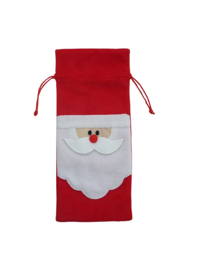 1 шт. крышка для бутылки с красным вином сумки рождественские украшения