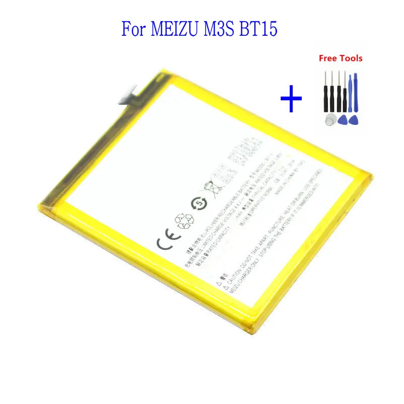 1x3020 мАч/3020 мАч/11.63Wh запасная часть телефона Батарея для MEIZU M3S BT15 Батарейки + набор