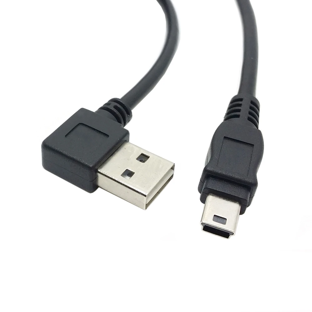 USB 2 0 папа мини 5Pin Мужской кабель Реверсивный дизайн вверх и вниз влево вправо