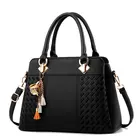 Женская сумка, винтажная сумка, повседневная сумка-тоут, модные женские сумки-мессенджеры, кошелек с верхней ручкой, кожа, новинка 2018, черная, синяя