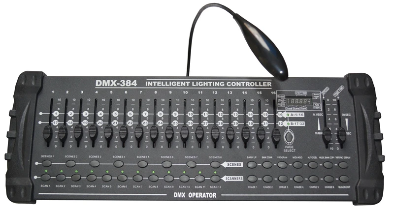 Быстрая доставка DMX512 384 каналов Dmx световая консоль контроллер DMX DJ 16 слайдер |