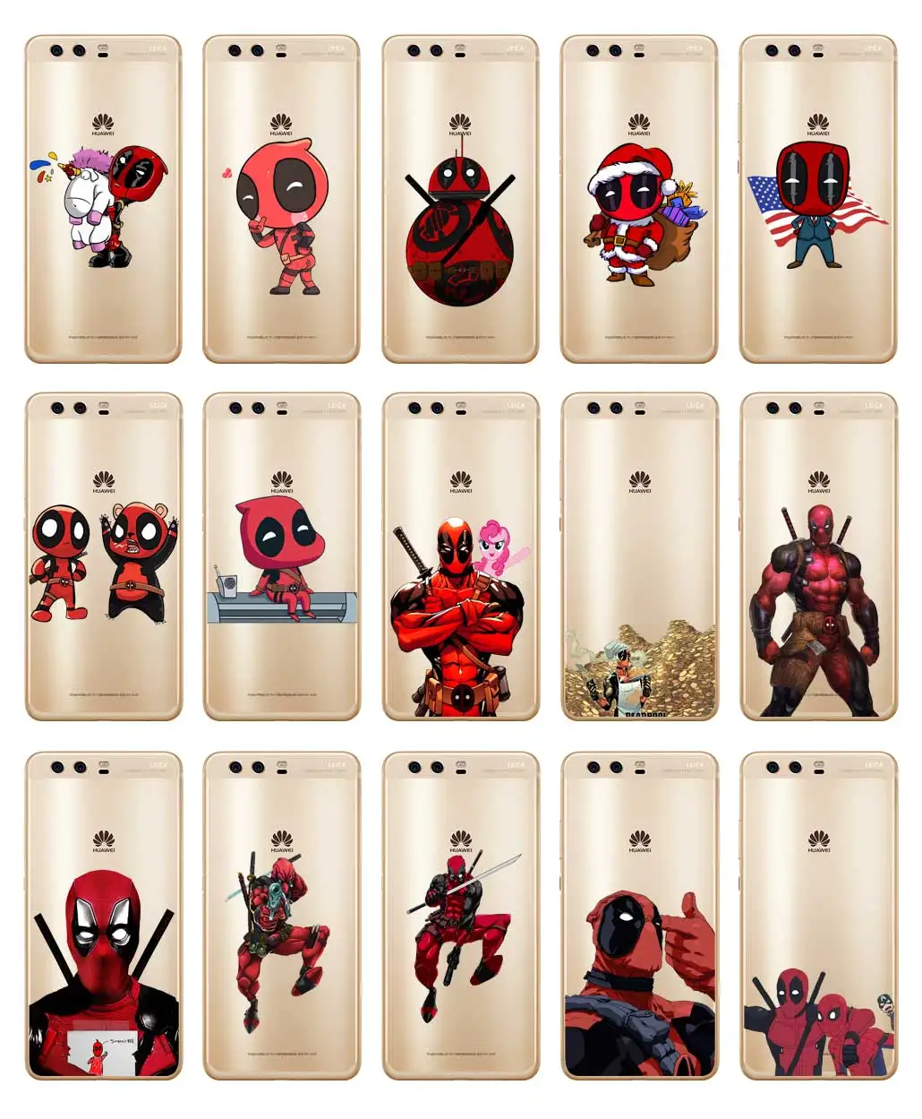 Мягкий силиконовый чехол DREAMFOX L520 Deadpool из ТПУ для huawei P8 P9 P10 Lite Plus 2017 Honor 8 Pro 9 6X |