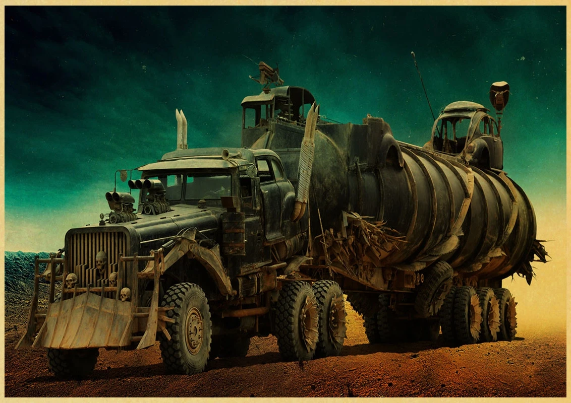 Mad Max фильм винтажные Плакаты для домашнего декора крафт-бумага высокого качества плакат стикер стены - Цвет: A021
