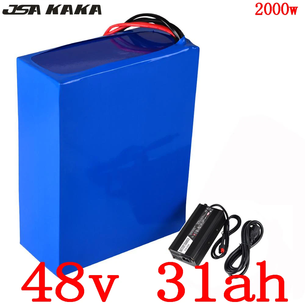 

Free Customs Tax 48V Battey 48V 1000W 1500W 2000W Electric Bike Battery 13S 48V 30Ah 25Ah 20Ah Ebike Lithium Battery+ 5A Charger